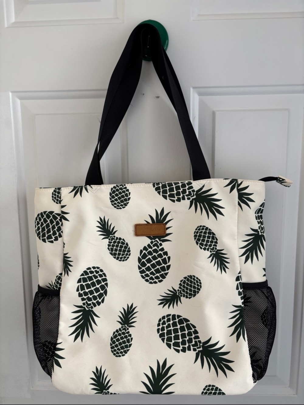 ESVAN pineapple tote waterproof bag